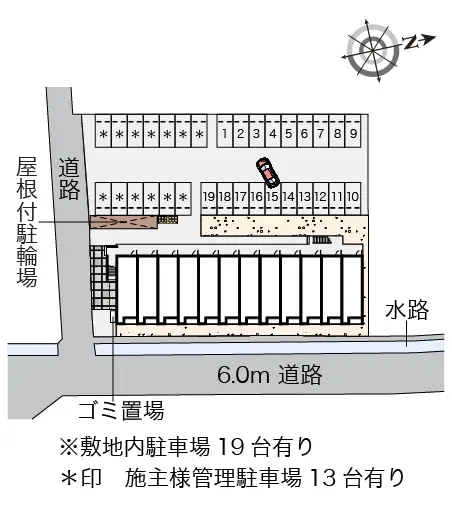 ★手数料０円★瀬戸内市邑久町山田庄　月極駐車場（LP）